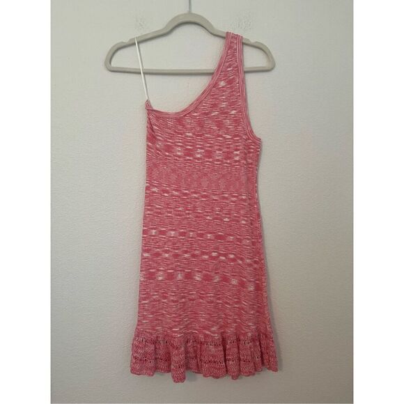 Elan One Shoulder Ribbed Heathered Dress - NEW - Picture 10 of 10